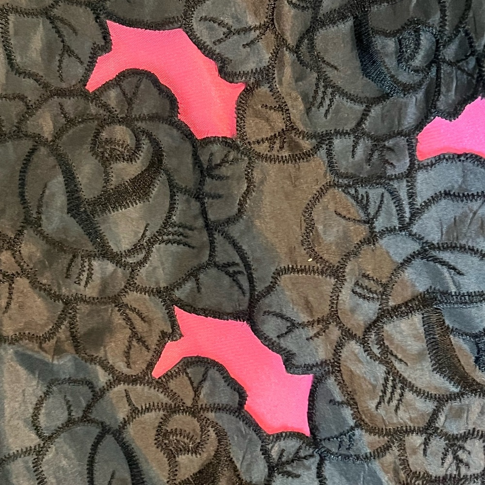 Betsey Johnson Vintage Y2K Black Evening Dress with Pink Lining - Picture 13 of 15